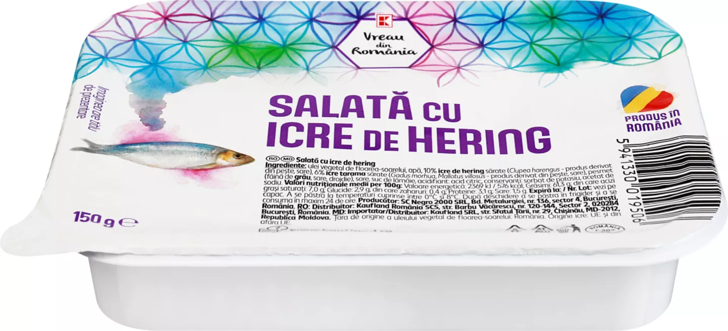 Vdr Icre Hering 150g