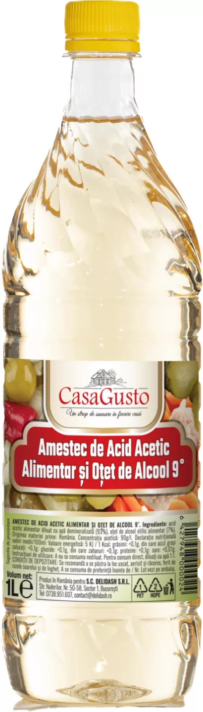CASA GUSTO Amestec acid acetic si otet din alcool 1L