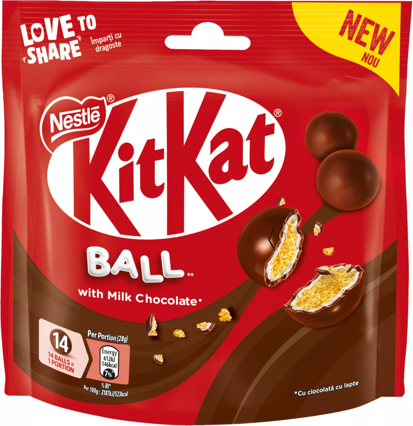 Kit Kat Biluțe cu ciocolată 140 g