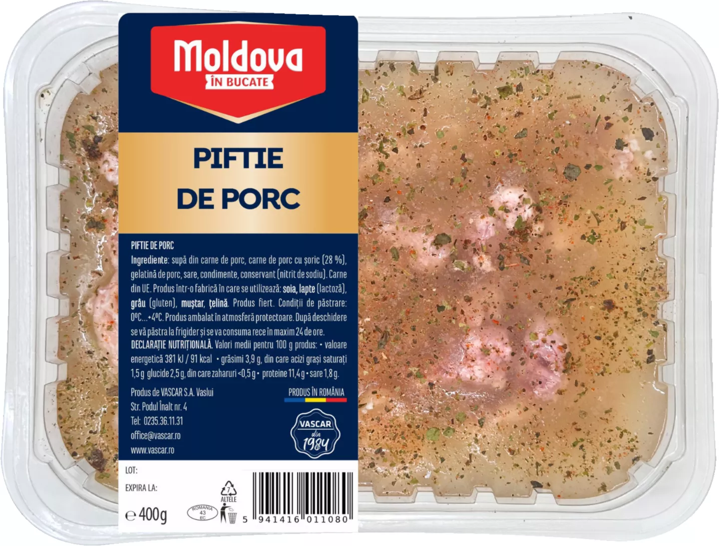 Moldova Piftie Porc