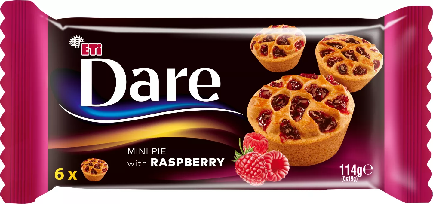 Dare Moments Brioșe umplutură zmeură