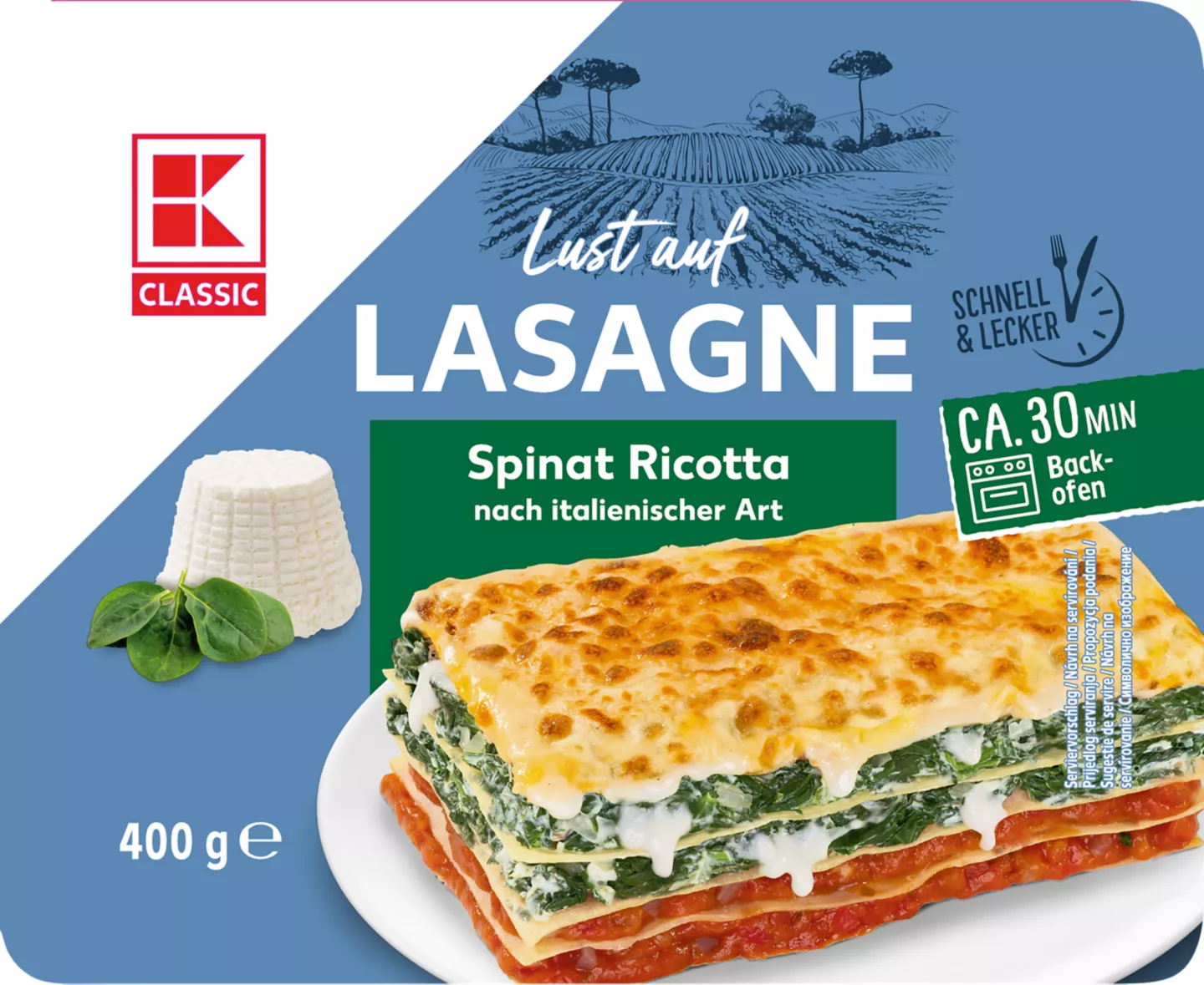 Klc Lasagna Spanac