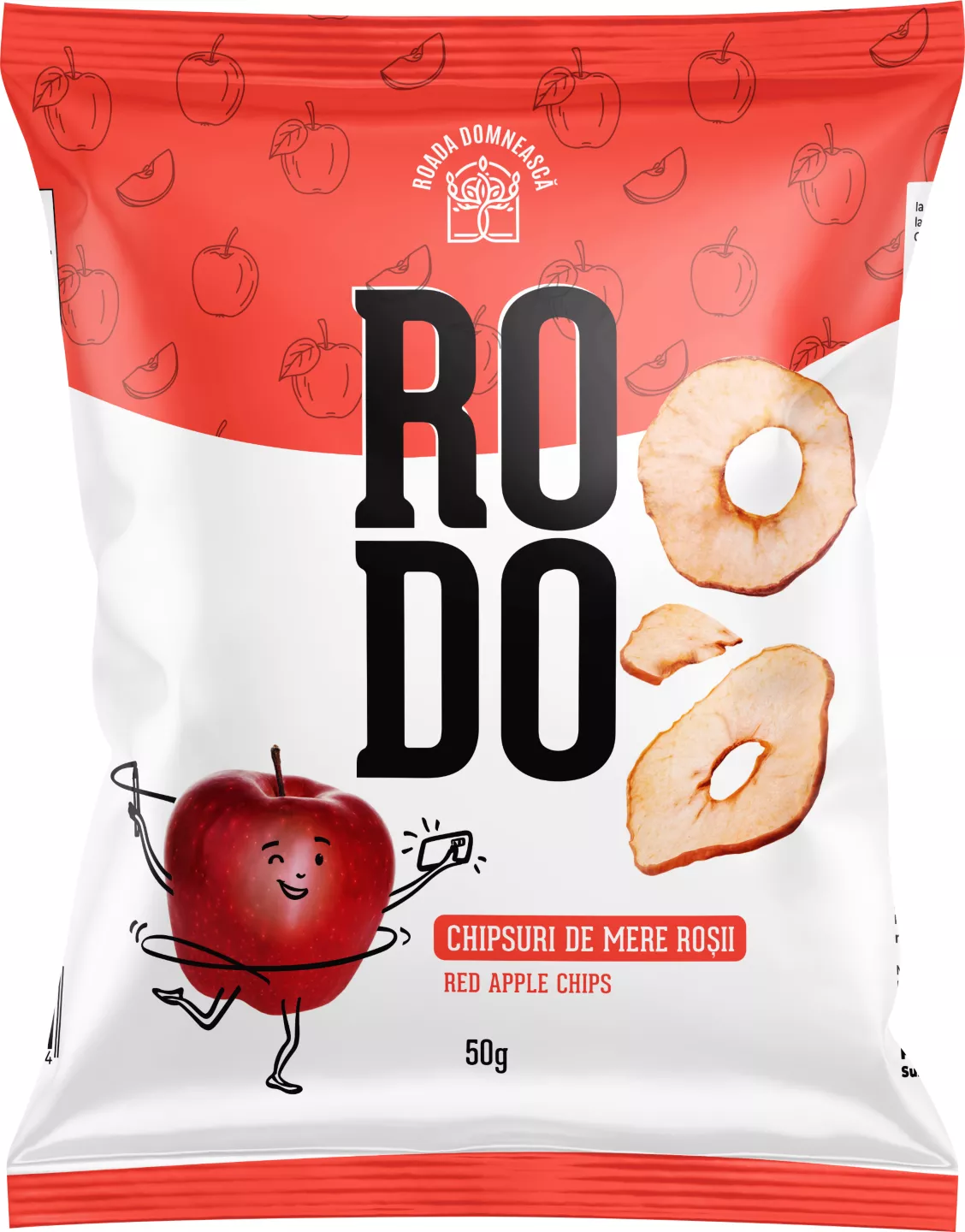 Rodo Chipsuri mere roșii 50 g