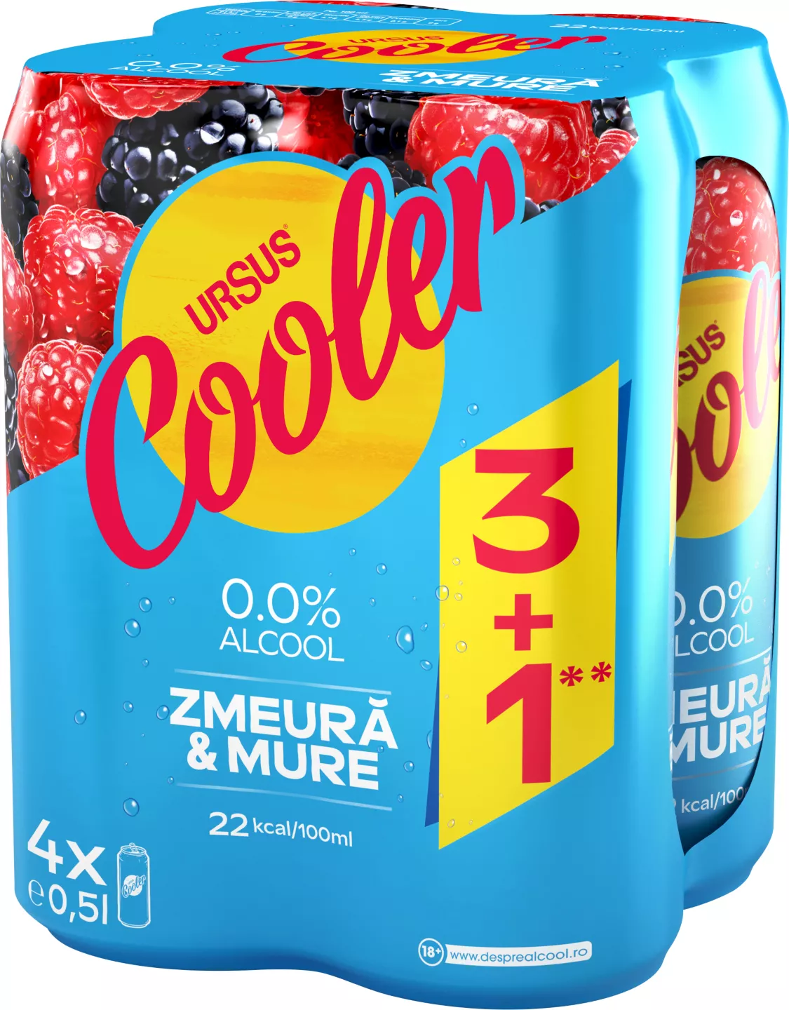 Ursus Cooler Amestec bere fără alcool 4 x 0,5 l