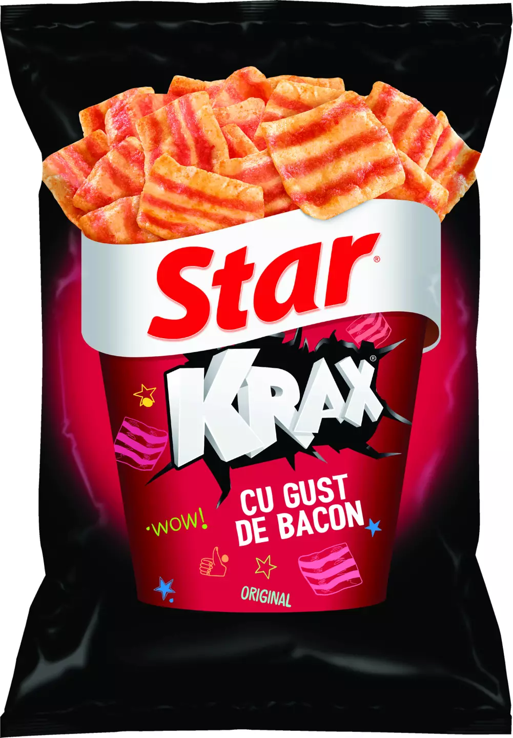 Star Snacks aromă bacon