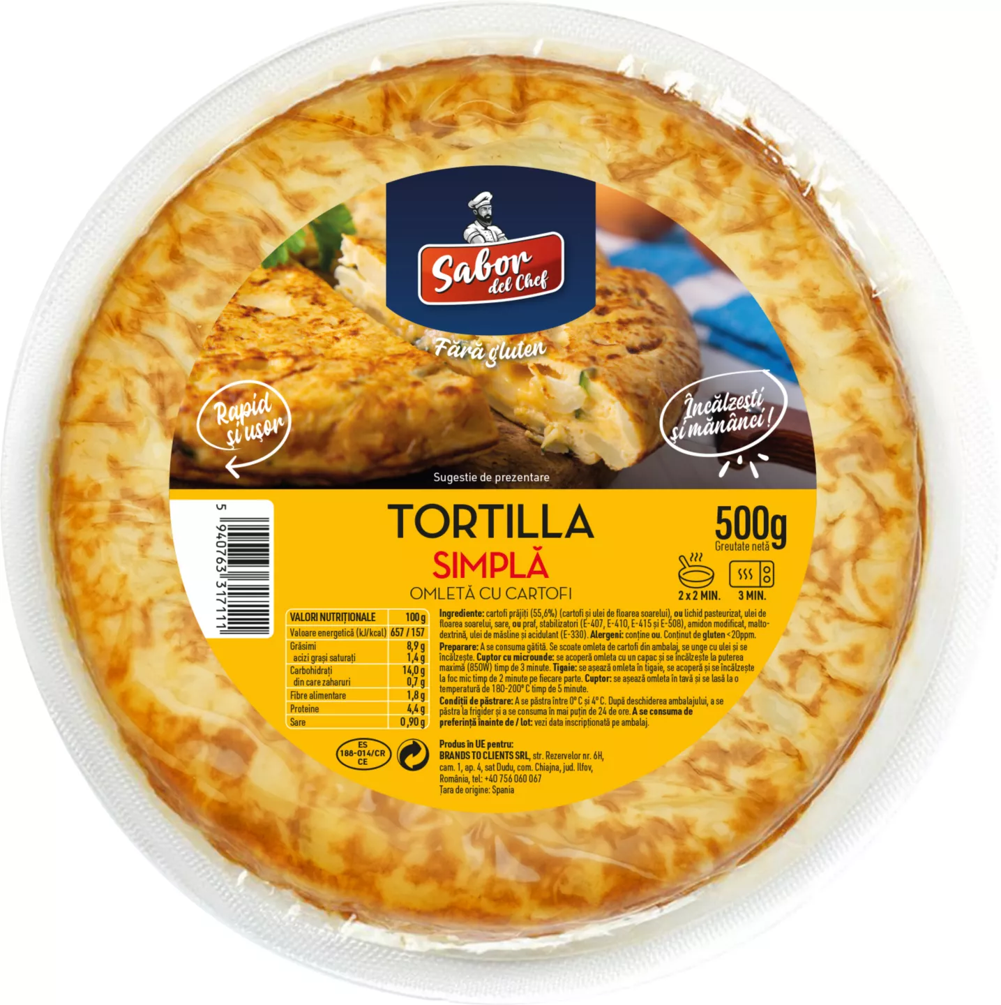 Tortilla Simpla 500g