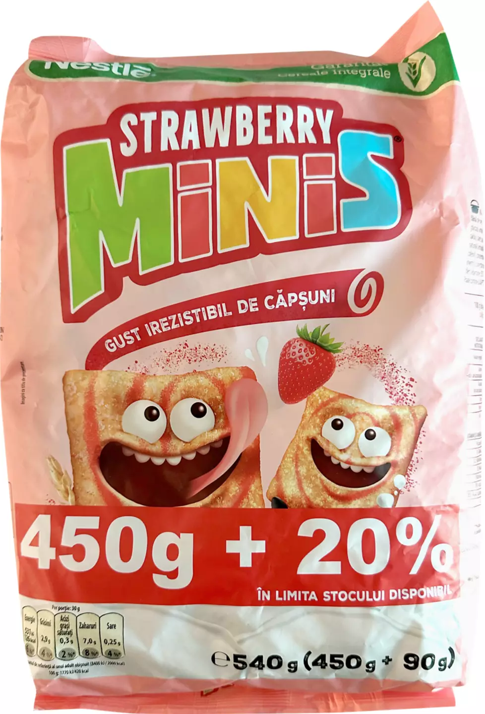 Strawberry-minis 540g