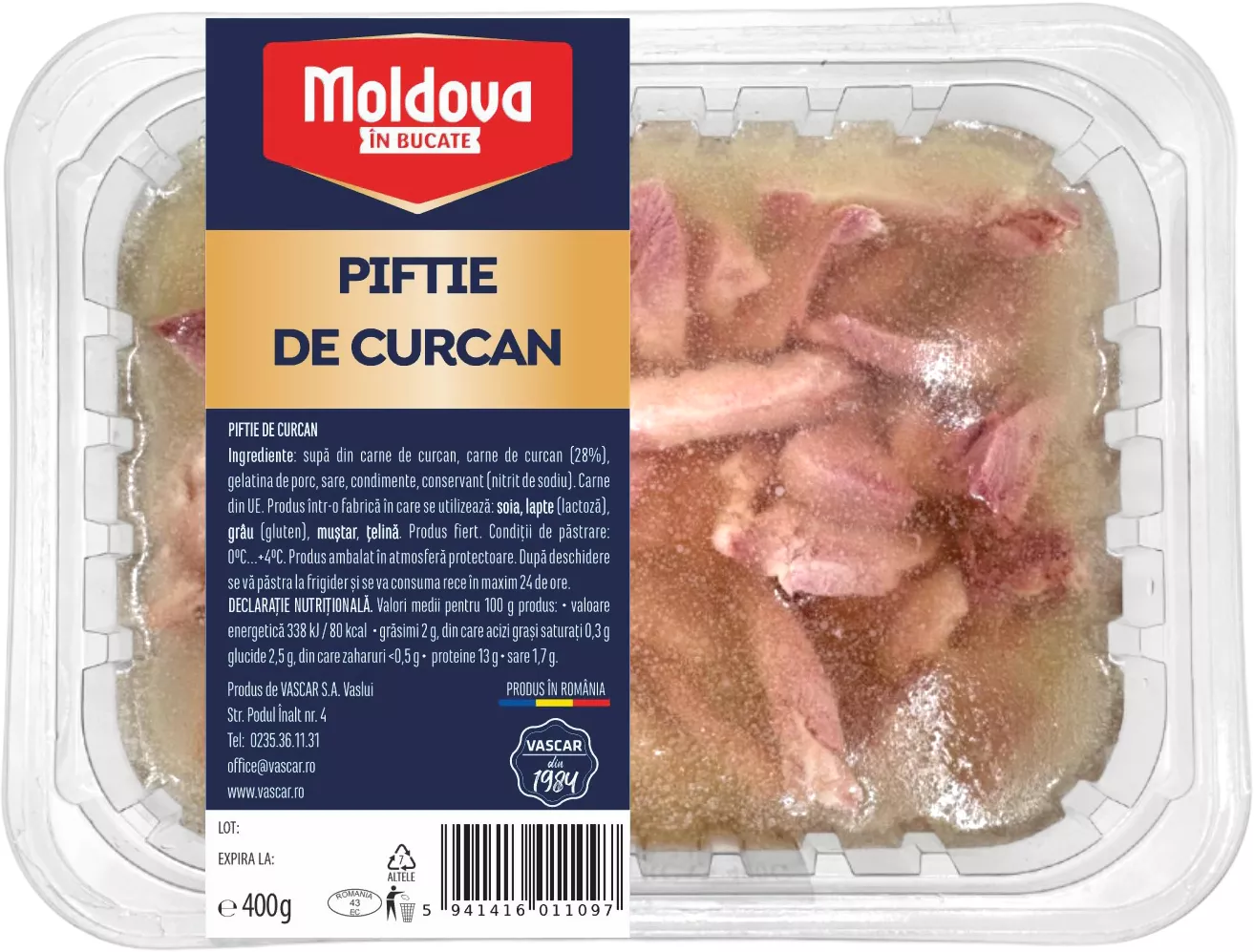 Piftie Curcan 400g