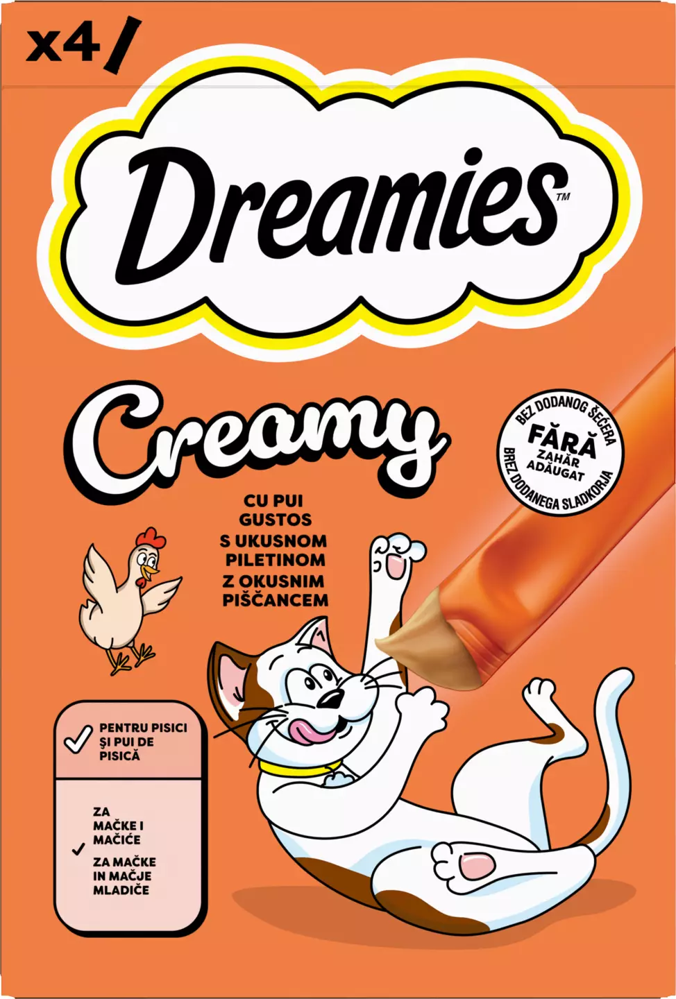 Dreamies Cream 4x10g