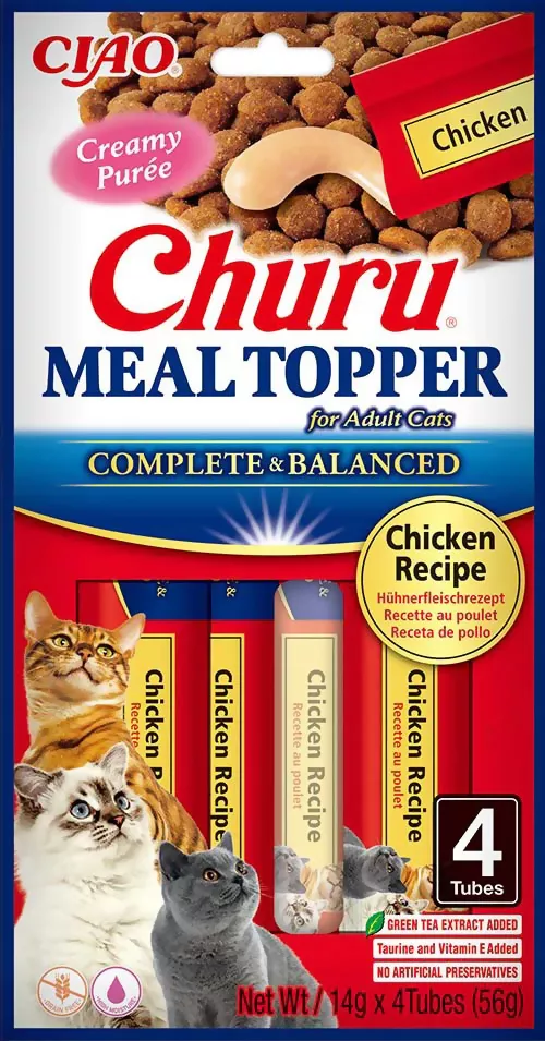 Churu Meal Topper Gustare Pentru Pisici pui 56g