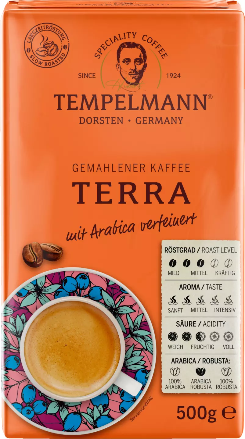 Tempelmann Cafea măcinată terra