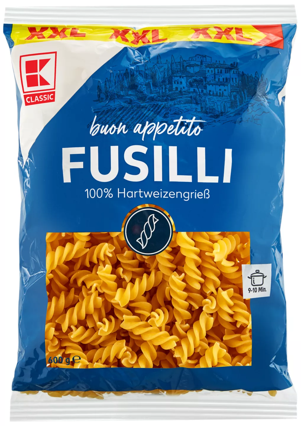 KLC Fusilli fără ou XXL