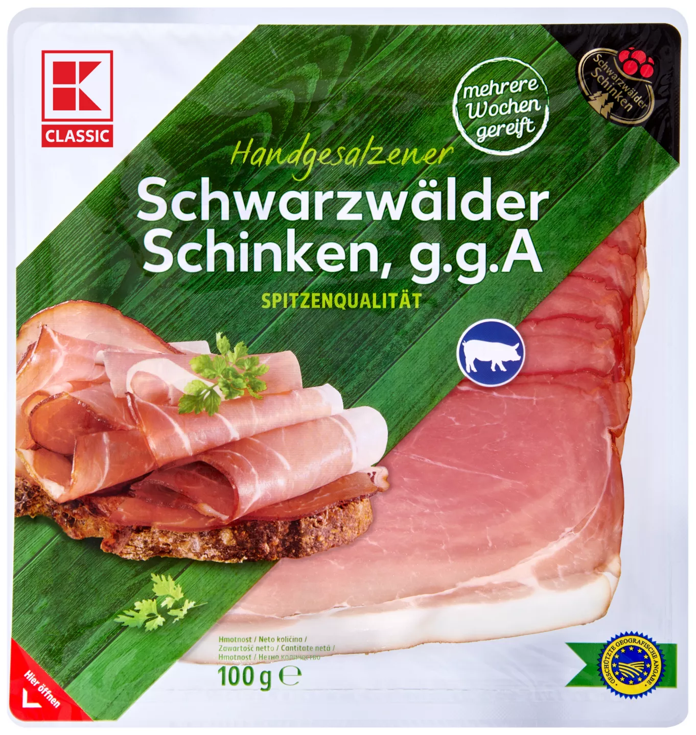 K-Classic Şuncă Pădurea Neagră 100 g