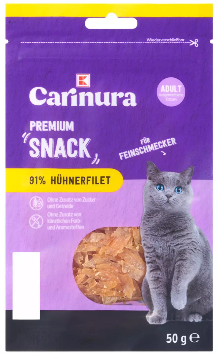 K-Carinura Snack cu pui pentru pisici 50 g