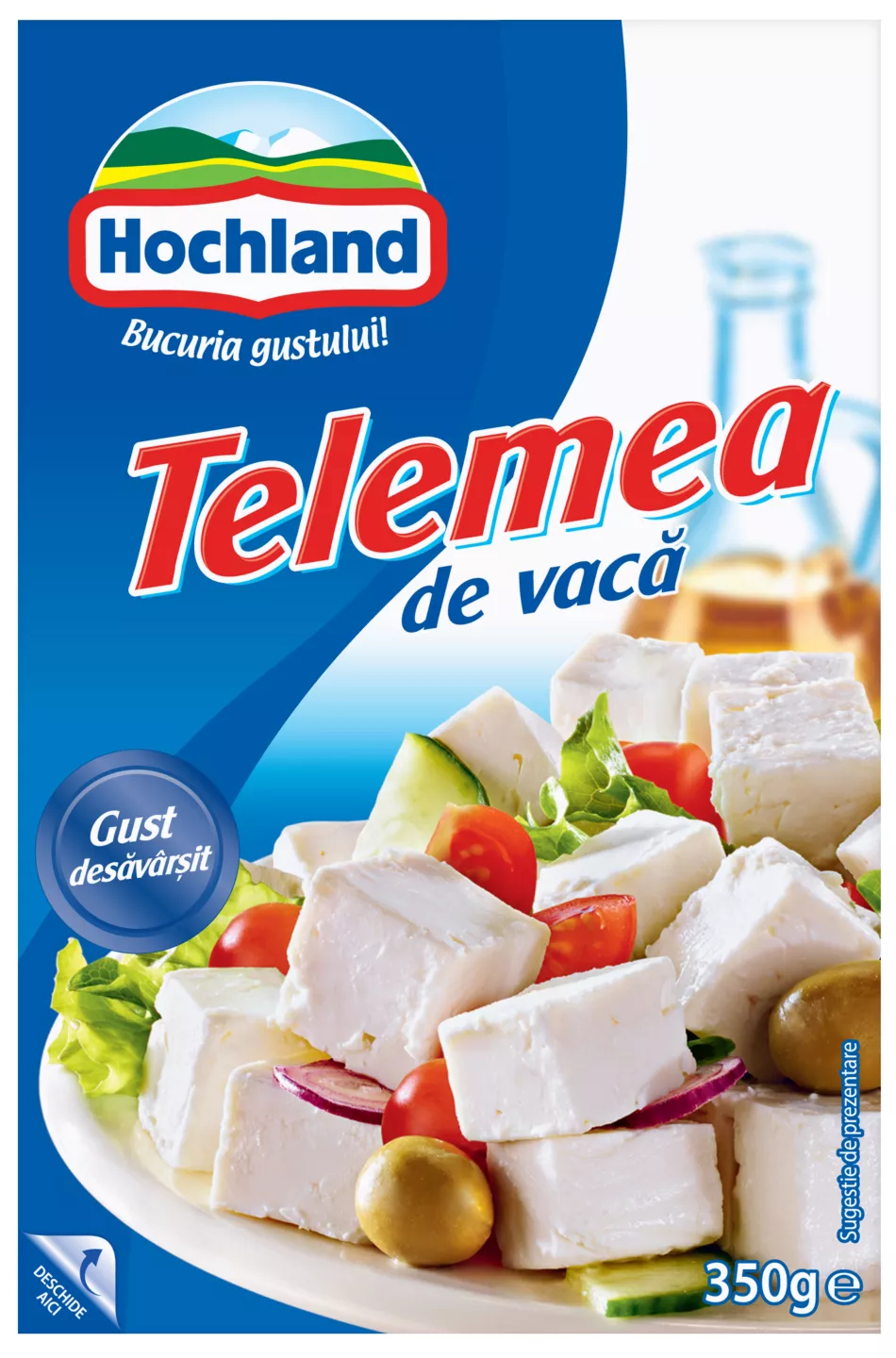 Hochland Telemea de vacă 50% grăsime,350 g