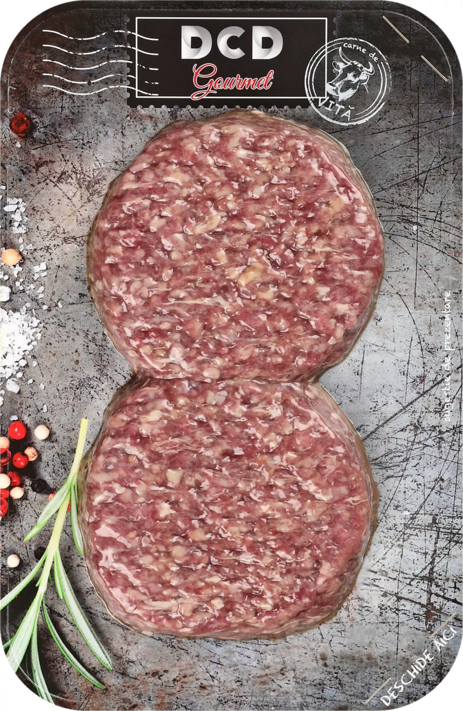 DCD Gourmet Hamburger de vită maturată