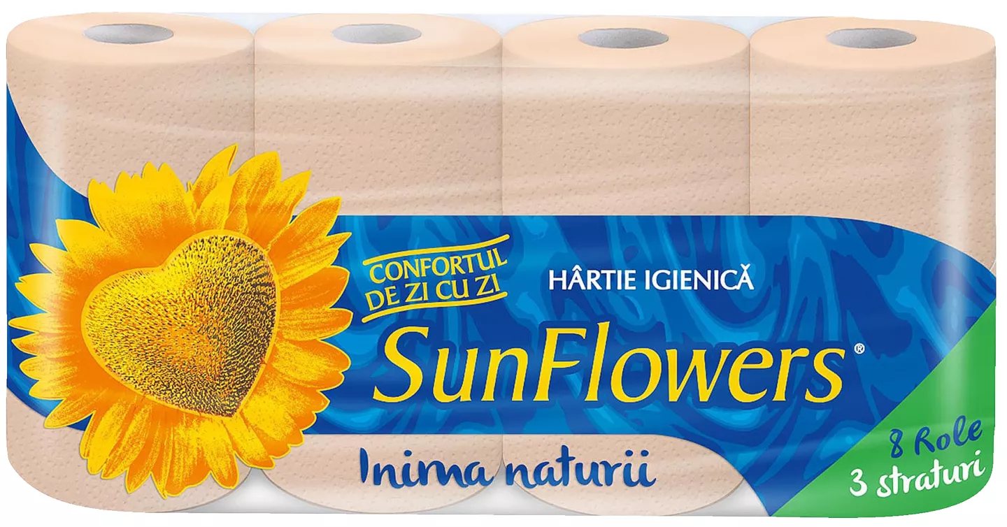 Sun Flowers Hârtie igienică