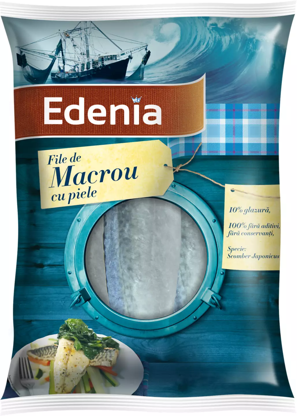 Edenia File de macrou cu piele