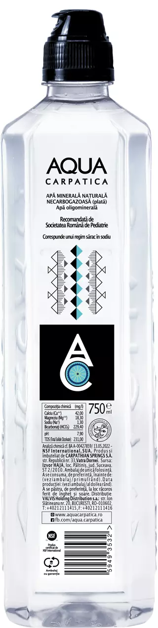 Aqua Carpatica apă minerală naturală plată