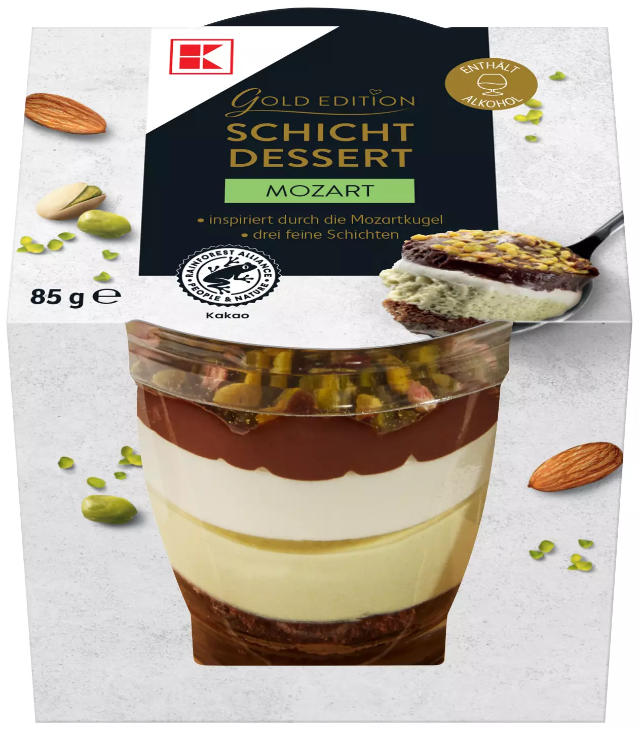 K-Gold Desert Mozart/Marzipan 85g
