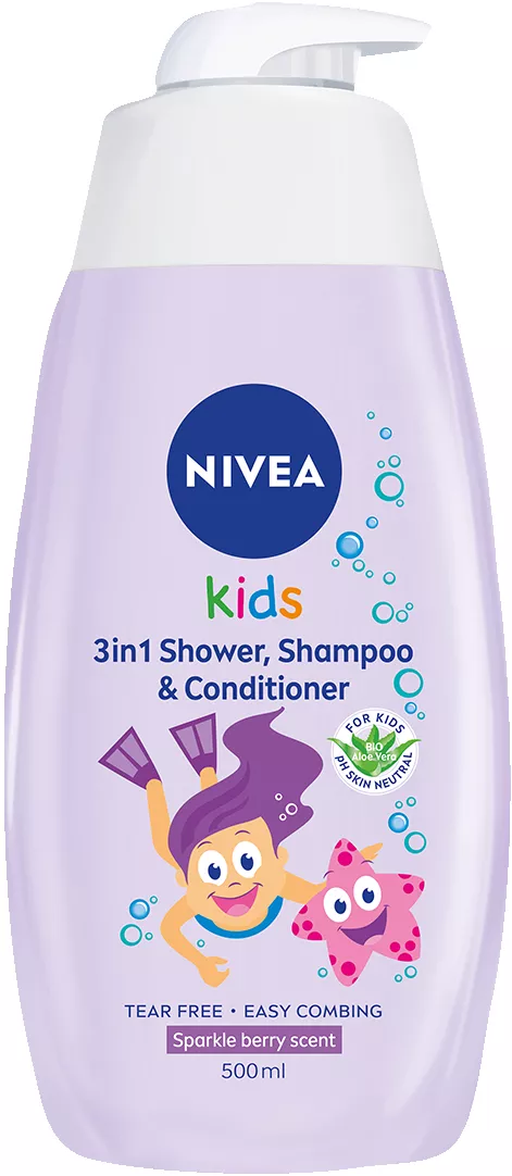 NIVEA Șampon & gel de duș 500 ml