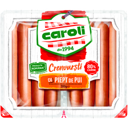 Crenvursti cu piept de pui 280g