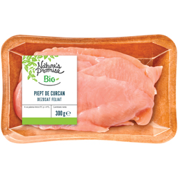 Piept de curcan dezosat feliat bio 300g
