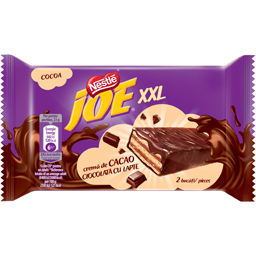 Napolitane cu crema de cacao, invelite cu ciocolata cu lapte 46g