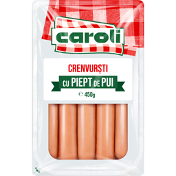Crenvursti cu piept de pui 450g