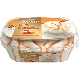 Inghetata aroma de vanilie si sirop de caramel 461g
