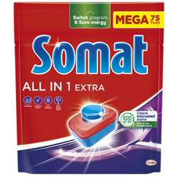 Detergent masina de spalat vase, 75 tablete