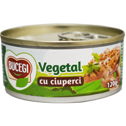 Bucegi Pasta Vegetala Cu Ciuperci 120g