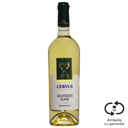 Vin alb demisec Sauvignon Blanc 0.75L