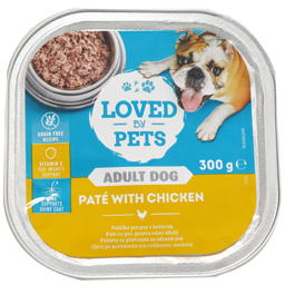 Pate cu pui pentru caini adulti 300g