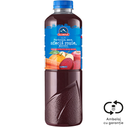 Suc de portocale, mere, sfecla rosie, morcovi 1L