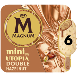 Inghetata mini Utopia Double Hazelnut 6x55ml