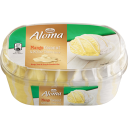 Inghetata cu mango si cocos, sirop de ciocolata alba 433g