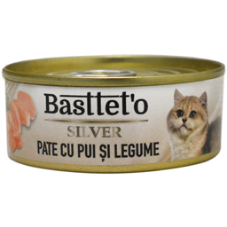Hrana umeda pentru pisici, pate cu pui si legume 85g