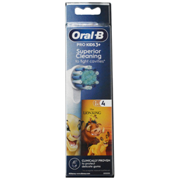 Rezerve periuta de dinti electrica pentru copii Pro Kids Lion King, 4 buc