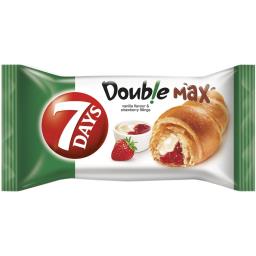  Croissant cu umplutura de vanilie si capsune 80g