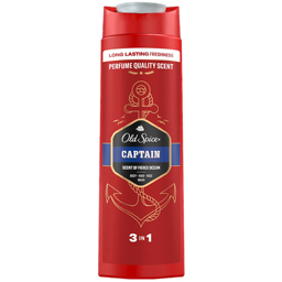 Gel de dus & sampon Captain 400ml