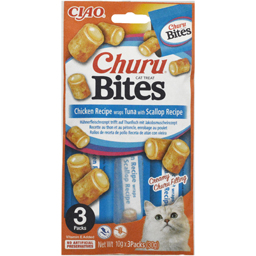 Snack pentru pisici cu ton si scoici 3x10g