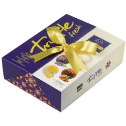 Trufe de ciocolata cu lavanda, martipan si lamaie 200g