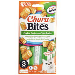 Snack pentru pisici, cu pui si ton 3x10g