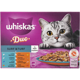 Hrana umeda pentru pisici adulte, cu cod si pui 12x85g