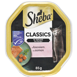 Hrana umeda pentru pisici, pate cu somon 85g