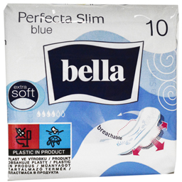 Absorbante igienice subtiri Perfecta Slim Blue, 10 bucati