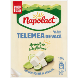Telemea cu gust domol din lapte de vaca 150g