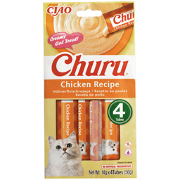 Recompense cremoase cu pui, pentru pisici 4x14g