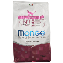Hrana uscata pentru pisici, Indoor, cu pui 1.5kg